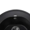 Гранітна мийка Globus Lux MARTIN 510 мм-А0002, чорний- Фото 3